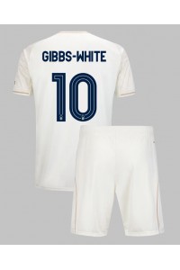 Nottingham Forest Morgan Gibbs-White #10 Babyklær Borte Fotballdrakt til barn 2025-26 Korte ermer (+ Korte bukser)